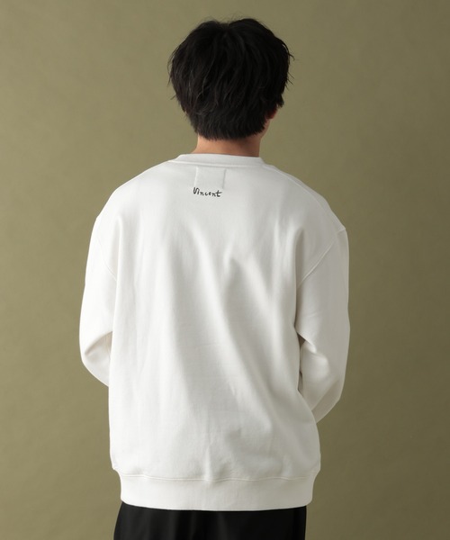 ボーダーズアットバルコニー 21SS スウェット トレーナー 長袖 36 白 adidas（アディダス） トレーナー スウェット W SE