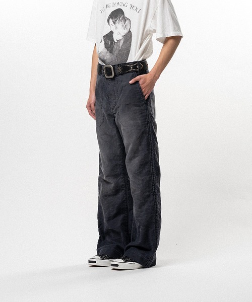 カーゴパンツ Distressed Moleskin Work Pants メンズの画像