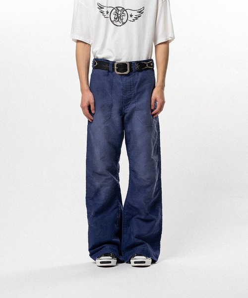 カーゴパンツ Distressed Moleskin Work Pants メンズの画像