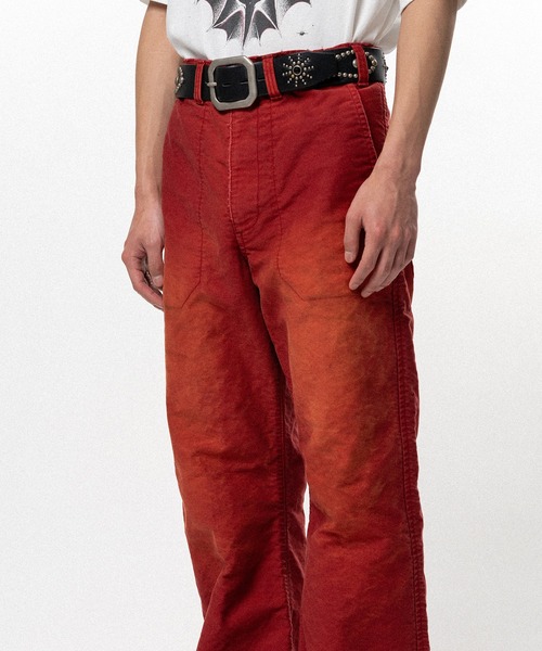 カーゴパンツ Distressed Moleskin Work Pants メンズの画像