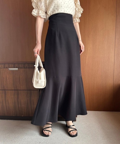 完売【新品未使用】STUNNINGLURE モヘアロングスカート・トップスセット アッシュクウールライクスカート｜WOMEN｜250ISB81-282B｜AZUL BY