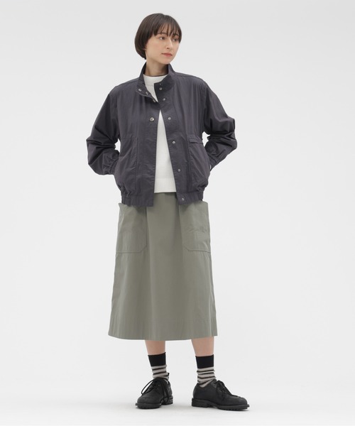 MHL.（エムエイチエル） スカート COTTON CUPRA PLAINWEAVE SKIRT