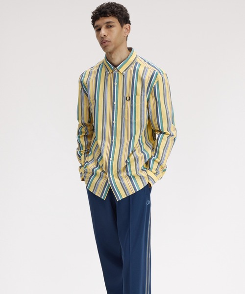 【期間限定お値下げ】FRED PERRY フレッドペリー　ストライプ　シャツ 楽天市場】【1000円OFFクーポン配布中5月お買い物マラソン】フレッド