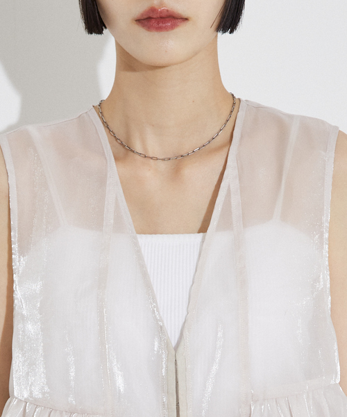 「NOMINE」 ベスト フリー ブラック レディース_画像6