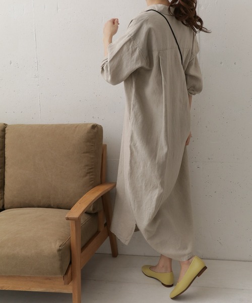 「URBAN RESEARCH DOORS」 シャツワンピース ONE ナチュラル レディースの画像