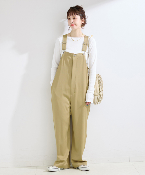 B.C STOCK（ベーセーストック） サロペット オーバーオール 手洗い可