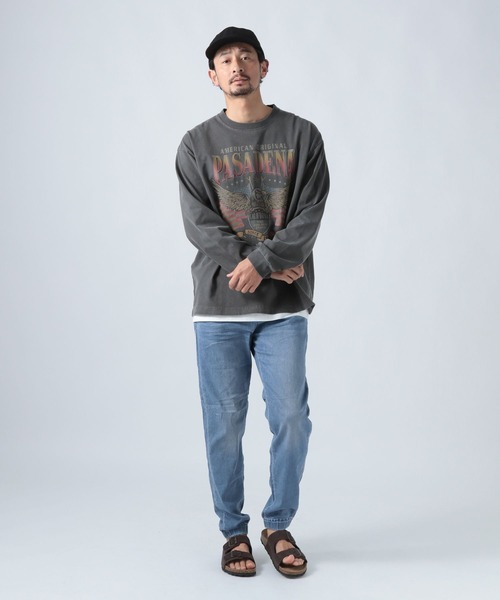 「BAYFLOW」 デニムパンツ SMALL ダークブルー メンズ_画像3