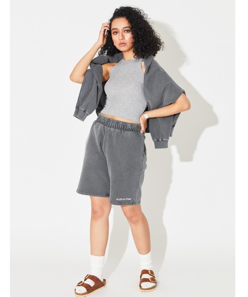 「ALEXIA STAM」 ハーフパンツ S モカ レディース_画像9