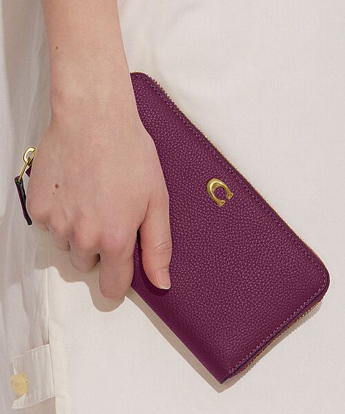 COACH（コーチ） 財布 ONE パープル系その他 レディース : ZOZOTOWN