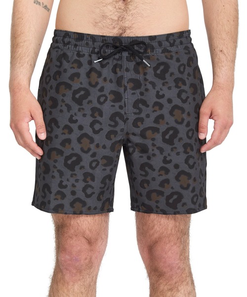 コムコム ポリ縮 ラメショーツ 21ss VOLCOM（ボルコム） 水着 メンズ MELANGE TRUNK 17 ボードショーツ