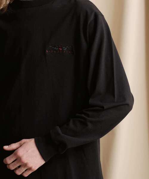 「schott」 長袖Tシャツ 2XL パープル メンズ_画像7