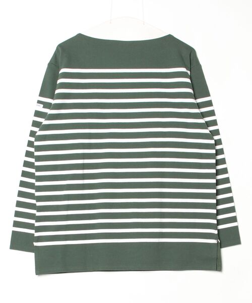 「ORCIVAL」 ボーダー柄長袖Tシャツ 5 グリーン メンズ_画像2