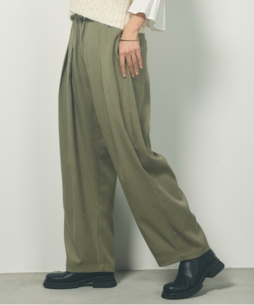 「Libra Cue」 イージーパンツ FREE グレー レディース_画像2