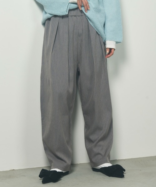 「Libra Cue」 イージーパンツ FREE グレー レディース_画像5