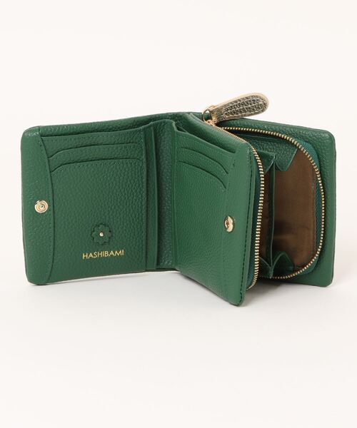 「HASHIBAMI」 財布 FREE ダークグリーン レディース_画像4