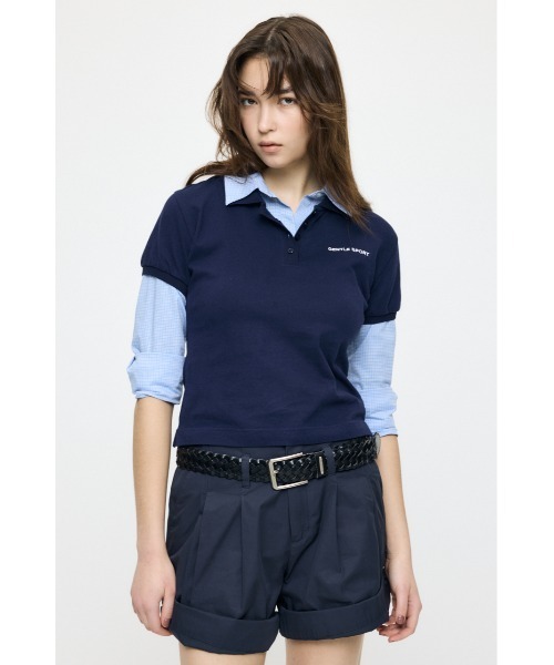 MOUSSY（マウジー） ポロシャツ ポロ 「26年SS新作」SHIRT SLEEVE