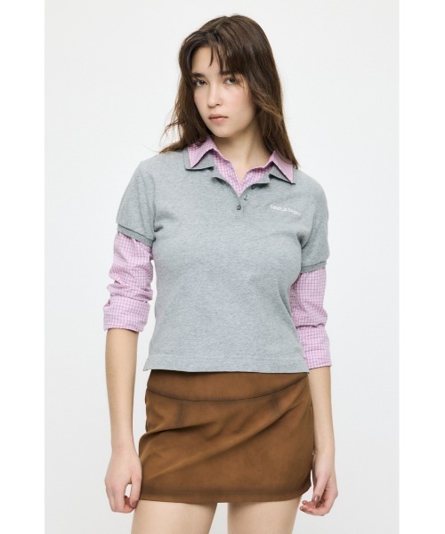 MOUSSY（マウジー） ポロシャツ ポロ 「26年SS新作」SHIRT SLEEVE