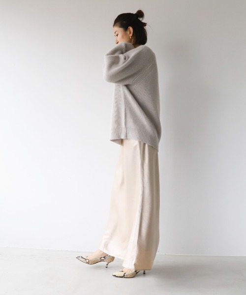 「MICA&DEAL」 長袖ニット FREE ベージュ レディース_画像7