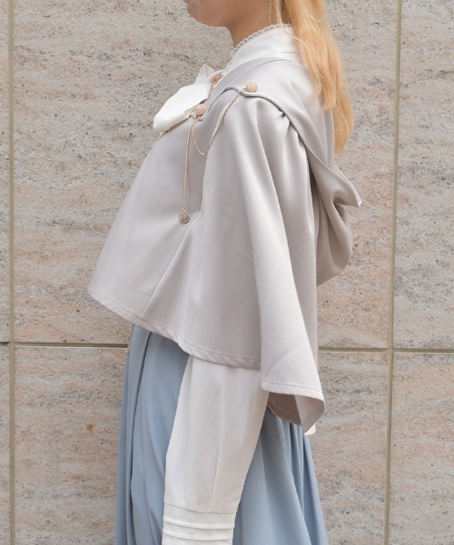 axes femme（アクシーズ ファム） ブルゾン アウター チェーン付フード