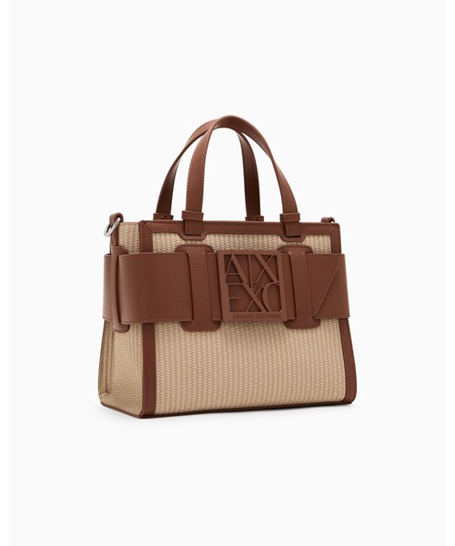 「ARMANI EXCHANGE」 2WAYバッグ FREE ブラウン レディースの画像