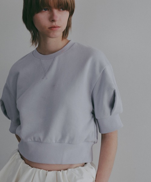 MANOF（マノフ） tシャツ PUFF SLEEVE SWEAT TOPS レディース
