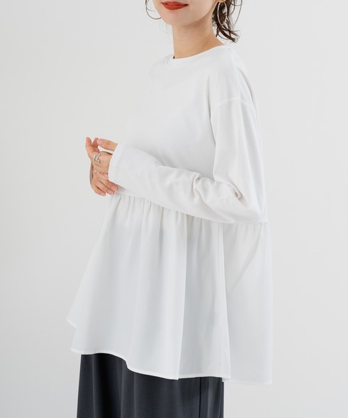 「ANNA LUNA」 長袖カットソー MEDIUM オフホワイト レディース_画像6