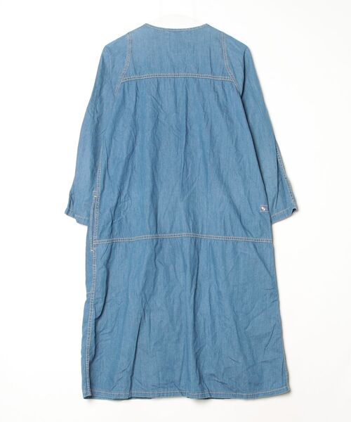「ZUCCa」 長袖ワンピース M size ブルー レディースの画像