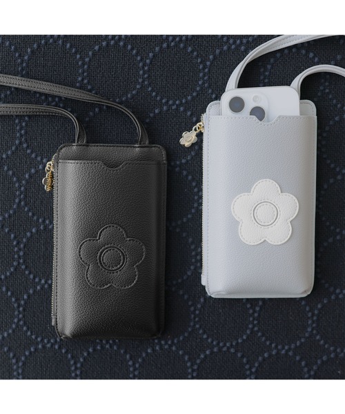 美品　マリークワント　スマホショルダー MARY QUANT（マリークヮント） マリークワント ショルダーポーチ