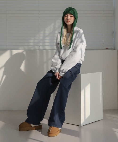 「UNE MANSION」 シューズ 25.0cm ブラウン レディース_画像5