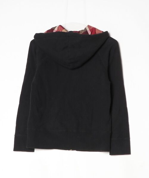 「BLUE LABEL CRESTBRIDGE」 ジップアップパーカー 38 ブラック レディース_画像2