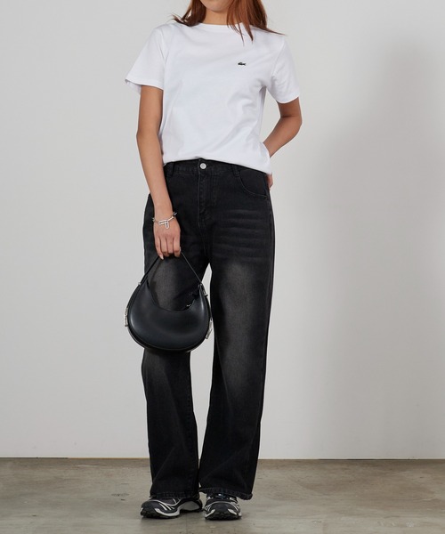 LACOSTE（ラコステ） tシャツ 半袖 WOMEN ロゴ Tシャツ ワンポイント