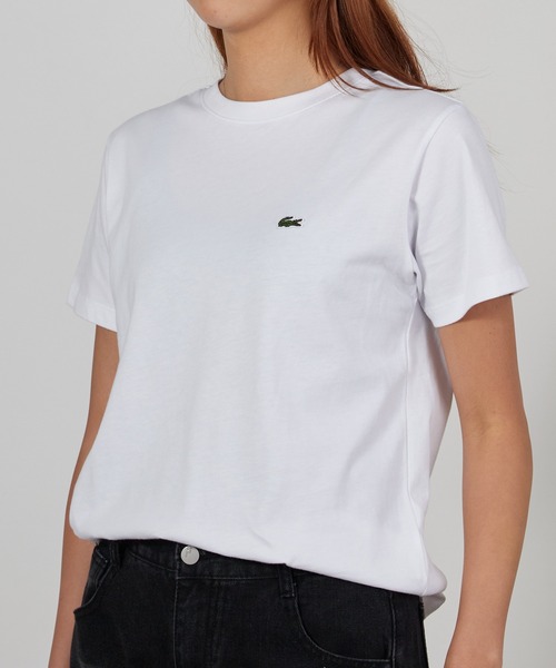 ラコステ　LACOSTE　Ｔシャツ　レディース LACOSTE/ラコステ WOMEN ロゴ Tシャツ ワンポイント シンプル ボーイズ