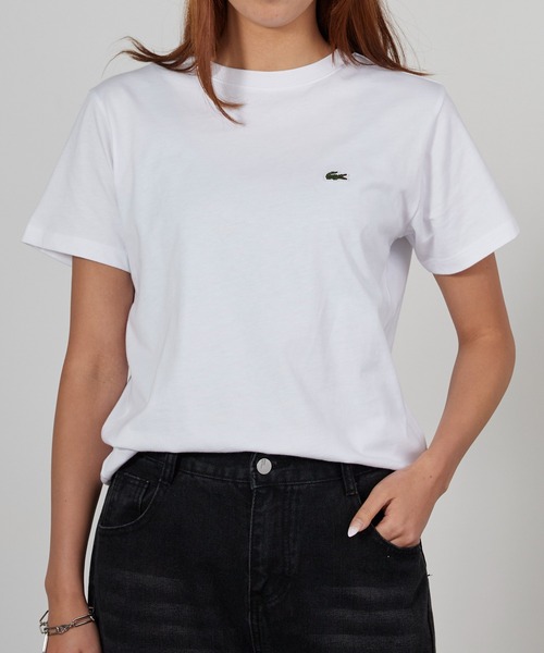 LACOSTE（ラコステ） tシャツ 半袖 WOMEN ロゴ Tシャツ ワンポイント