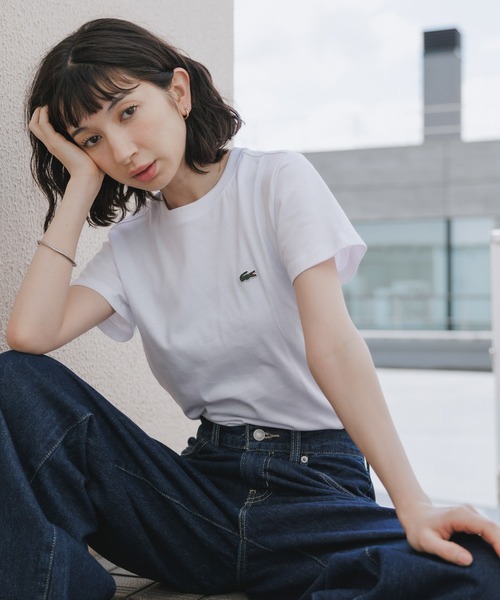 LACOSTE（ラコステ） tシャツ WOMEN ロゴ Tシャツ ワンポイント