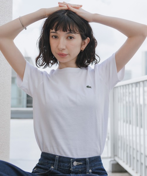 LACOSTE（ラコステ） tシャツ WOMEN ロゴ Tシャツ ワンポイント