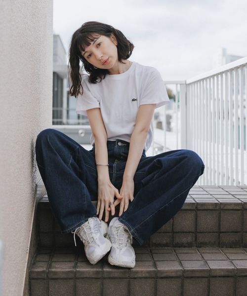 LACOSTE（ラコステ） tシャツ WOMEN ロゴ Tシャツ ワンポイント