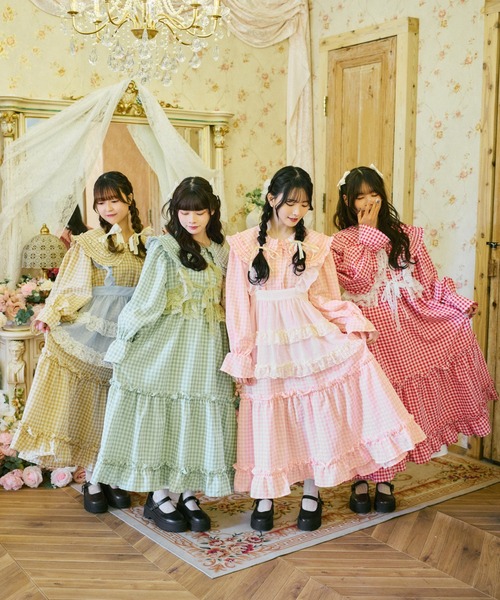 kutir（クティール） ワンピース 「クティールとレトロ」フリル襟