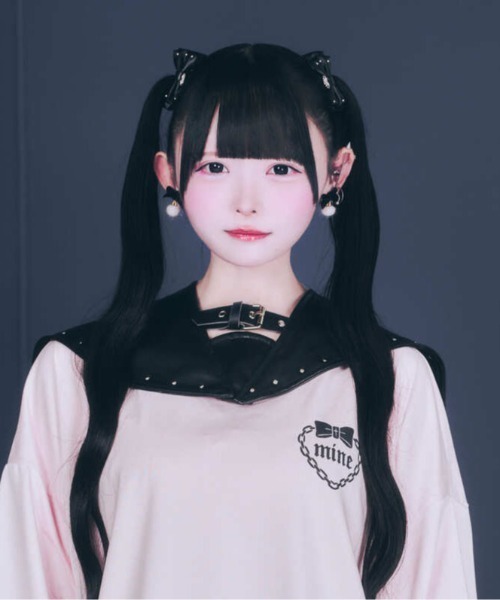 mine by LAFARY つけ襟 付け襟 セーラーレザー付け襟 : ZOZOTOWN Yahoo