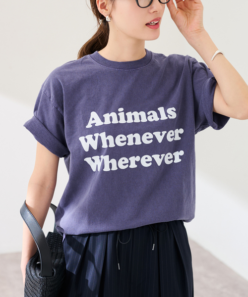FRAMeWORK（フレームワーク） tシャツ STUDIO ANIMALS 別注WHENEVER WH