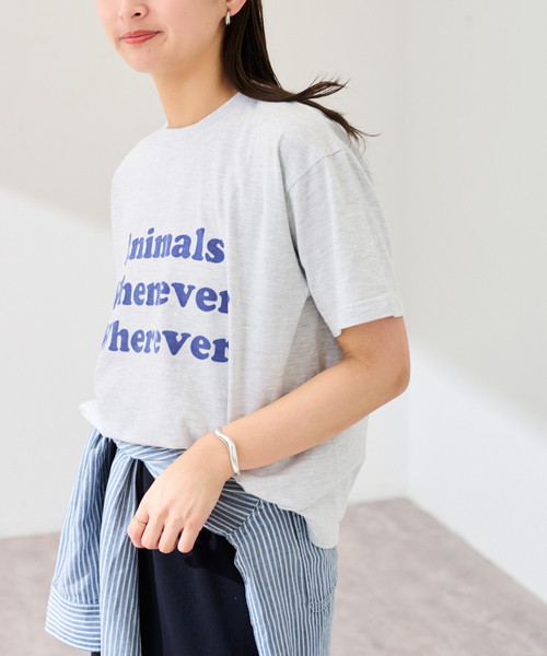 FRAMeWORK（フレームワーク） tシャツ STUDIO ANIMALS 別注WHENEVER WH