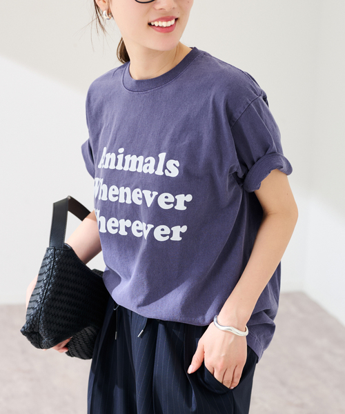 FRAMeWORK（フレームワーク） tシャツ STUDIO ANIMALS 別注WHENEVER WH