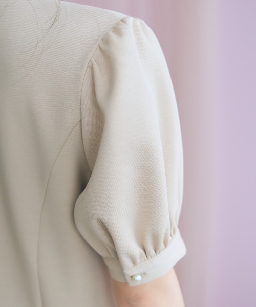 ワンピース 「大きいサイズ」Aラインポロワンピース marunの画像