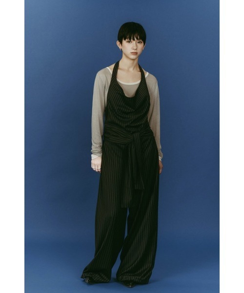 knuth marf サテンオールインワン Knuth Marf（クヌースマーフ） オールインワン halter neck all in one