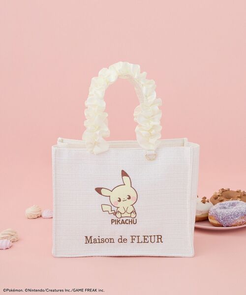 Maison de FLEUR（メゾンドフルール） トートバッグ フリルトート