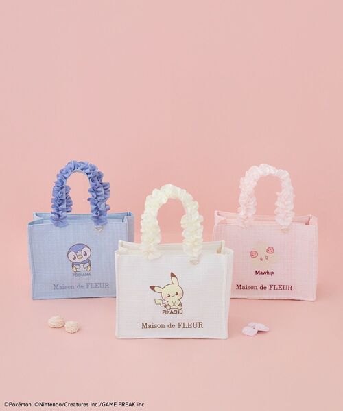 Maison de FLEUR（メゾンドフルール） トートバッグ フリルトート