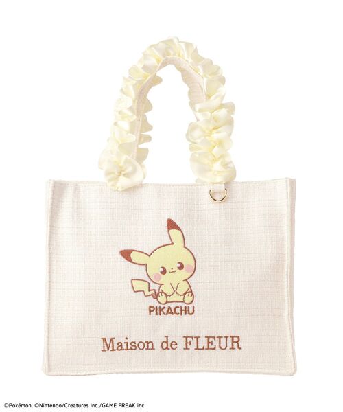 Maison de FLEUR（メゾンドフルール） トートバッグ フリルトート