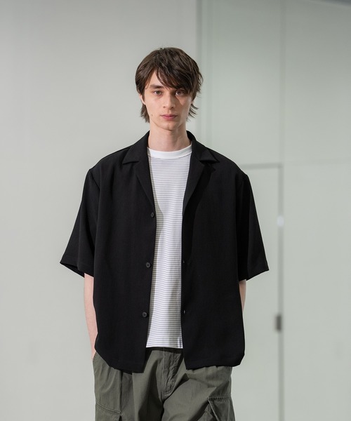 CITY TOKYO シャツ 「CITY TOKYO」Multi-flex オープンカラーシャツ