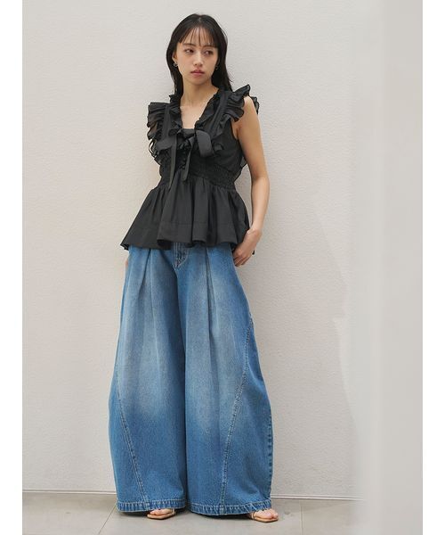 SNIDEL（スナイデル） ジーンズ デニム デニムパンツ カーブワイド