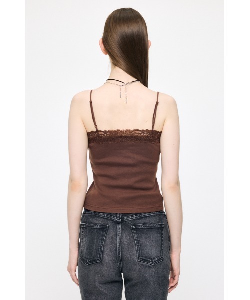 MOUSSY（マウジー） キャミソール RETRO FADE LACE キャミソール