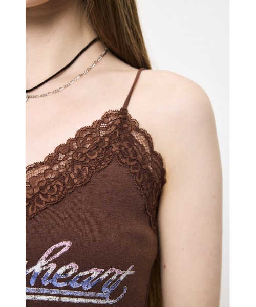 MOUSSY（マウジー） キャミソール RETRO FADE LACE キャミソール 